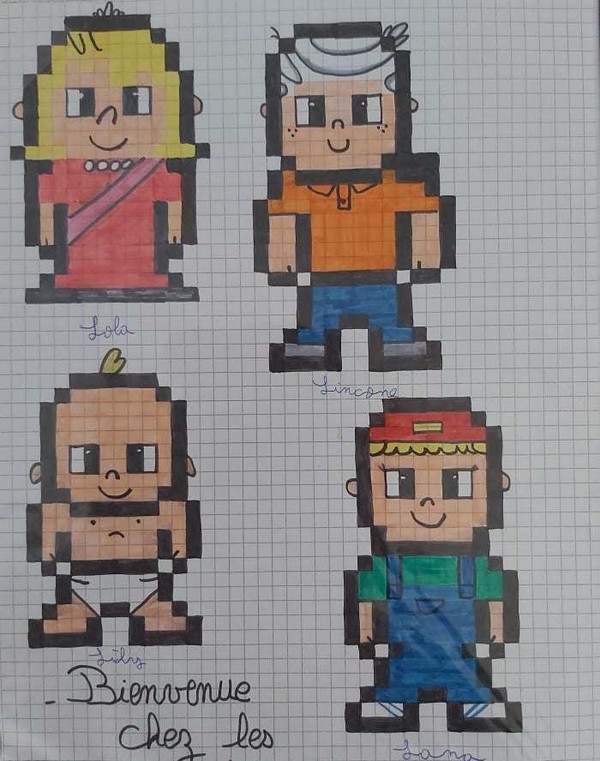 Pixel Art Bienvenue Chez Les Loud Pixel Art Bienvenue Chez Les Loud - La librairie
